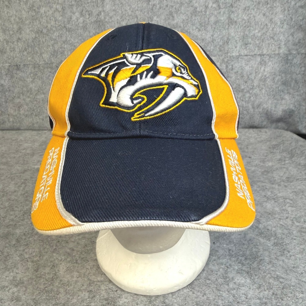 Nashville‎ Predators Hat 47 Twins NHL Hockey Navy Blue Gold Adjustable Cap OSFM